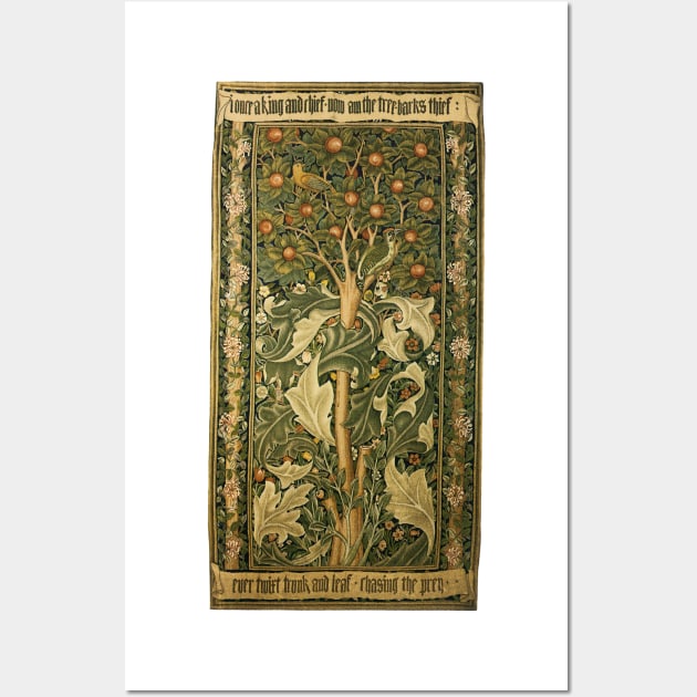 Woodpecker by William Morris Wall Art by MasterpieceCafe